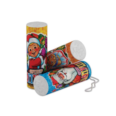 Супер с серпантином Хлопушки купить в Петушках | petushki.salutsklad.ru