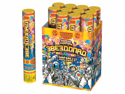 Звездопад 30 Пневматическая хлопушка купить в Петушках | petushki.salutsklad.ru