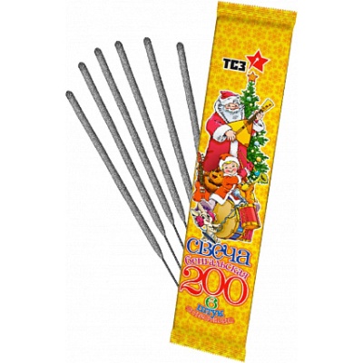 200 мм. Бенгальские огни купить в Петушках | petushki.salutsklad.ru