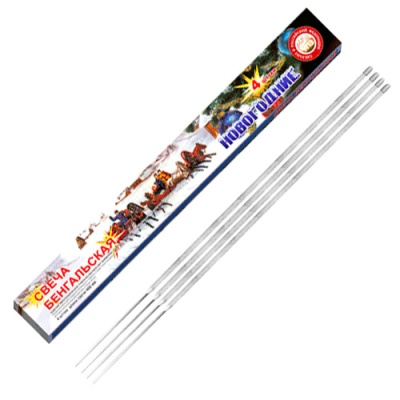 Новогодние 400-4 мм. Бенгальские огни купить в Петушках | petushki.salutsklad.ru