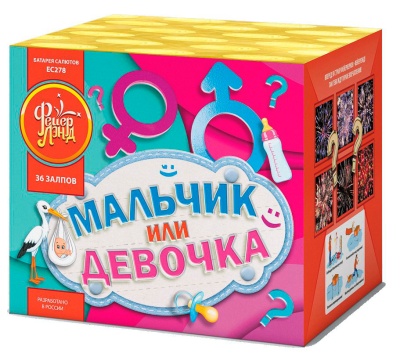 Мальчик или девочка М Фейерверк купить в Петушках | petushki.salutsklad.ru